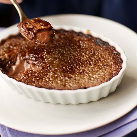 Chocolate Creme Brulee Recipe, Puff Pastry Dinner, Chocolate Creme Brulee, Barefoot Contessa Recipes, Brulee Recipe, Creme Brulee Recipe, Ina Garten Recipes, Chocolate Creme, Barefoot Contessa