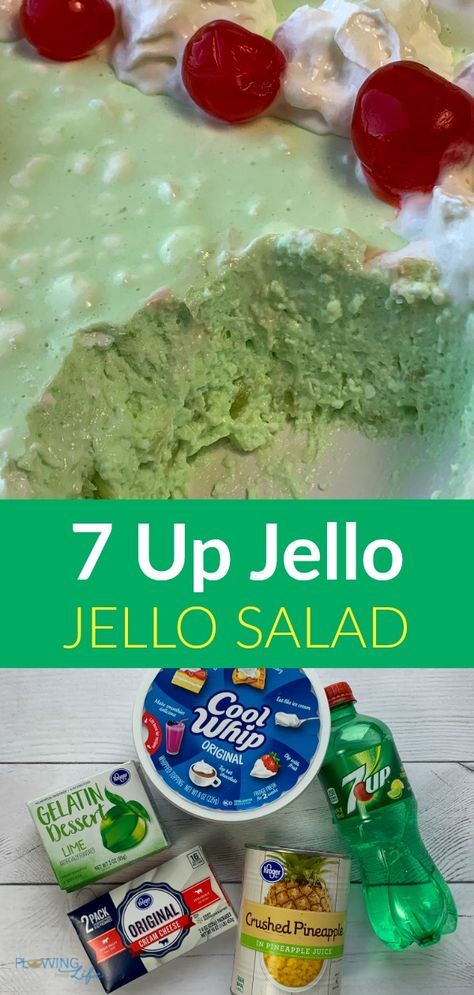 7 Up Jello Salad, Lime Jello Recipes, Jello Salad Recipes, Thanksgiving Jello, Green Jello Salad, Jello Deserts, Jelly Salad, Lime Jello Salads, Pineapple Jello