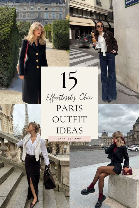 Looking for Parisian-inspired outfit ideas for fall and winter? Discover 15+ effortlessly chic Paris outfits for fall and winter that blend cozy layers, chic silhouettes, and timeless Parisian style. These Paris outfit ideas are the perfect mix of casual and sophisticated. Explore how to nail that effortless Parisian charm with winter outfit ideas designed for both style and warmth. Pin these stunning looks now for your ultimate fall and winter style inspo! #ParisOutfits #ParisianStyle Winter Fashion Staples, Paris Professional Style, Parisian Winter Capsule Wardrobe, Paris Work Outfit, London Outfit March, Museum Date Outfit Winter, Edinburgh Outfit Autumn, Outfits For Paris Spring, Paris In May Outfits