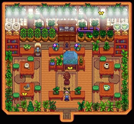 Stardew Farms, Stardew Valley Layout, Stardew Valley Tips, Stardew Valley Farms, Plant Room, Farm Layout, Music Playing, Terraria, Stardew Valley