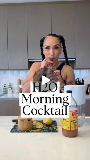 Robin Arzón on Instagram: "Hydration for Hustlers! 🍋 This drink is great for hydration, digestion, boosting energy levels and replenishing electrolytes. I get excited to drink it every morning. All you need are a few minutes and a few simple ingredients. Recipe below ⬇️ H2O Cocktail Recipe -8 oz. filtered room temperature water -1 Tbsp Apple Cider Vinegar (I use Bragg’s but any brand works as long as it has the ‘Mother,’ meaning it’s fermented) -Juice from half a lemon -Pinch of sea salt What do you look forward to in the morning? Let me know! ⬇️" Morning Electrolyte Drink, Morning Hydration Drink, Fermented Juice, Mother Meaning, Morning Cocktail, Brand Words, Hydrating Drinks, Electrolyte Drink, Boost Energy Levels