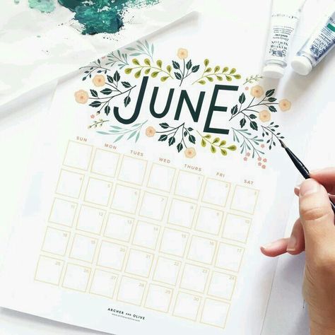 Pinterest @catherinesullivan2017✨ March Calendar Printable, Bullet Journal Calendrier, June Calendar Printable, March Calendar, July Calendar, November Calendar, Grid Journals, 2018 Calendar, Freebie Friday