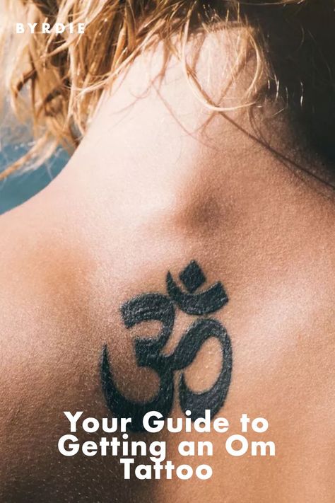 Om Tattoo Symbol Of Calmness Tattoo, Unalome Tattoo Male Design, Sacred Om Tattoo, Focus Tattoo Symbol, Ohm Tattoo Women, Om Tattoo Men, Om Tattoo Design Women, Ohm Tattoo Design, Ohm Symbol Tattoo