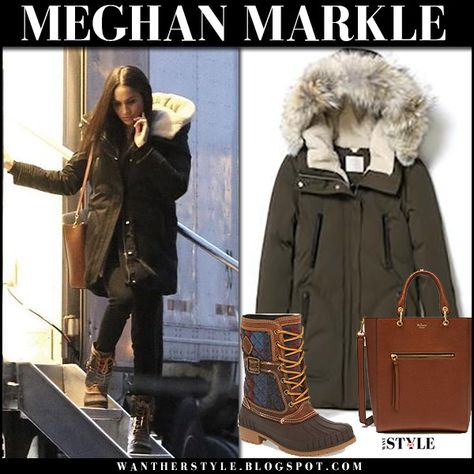 Meghan Markle Winter Outfits, Meghan Markle Winter Style, Green Parka Outfit Winter, Khaki Parka Outfit, Parka Outfits, Parka Outfit Winter, Green Parka Outfit, Parka Outfit, Green Parka