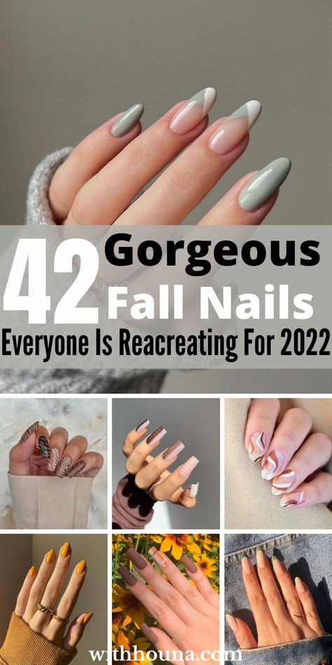 42 Gorgeous Fall Nails Everyone is Recreating For 2022 November Nail Designs, Woman Tips, Classy Nail, Lipstick Hacks, Trendy Shades, Simple Fall Nails, September Nails, November Nails, Daily Jokes