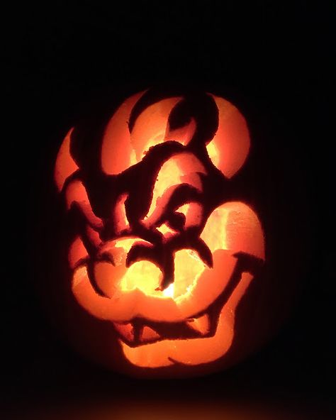 Pumpkin Carving 2016 Bowser Bowser Pumpkin Carving, Balrog Pumpkin Carving, Pumpkin Carving Ideas 2023, Pumpkin Carving 2023, Bowser Pumpkin, Fnaf Pumpkin Carving, Pumpkin Carving Disney, Star Wars Pumpkin Carving, Fun Pumpkin Carving