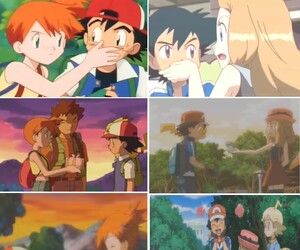 Pokeshipping and Amourshipping ^_^ ^.^ ♡ Ash Harem, Organized Things, Pokemon Amourshipping, Pokemon Misty, Poke Mon, Pokemon Ash And Misty, Pokemon 2000, Star Wars Origami, Pokémon Xyz