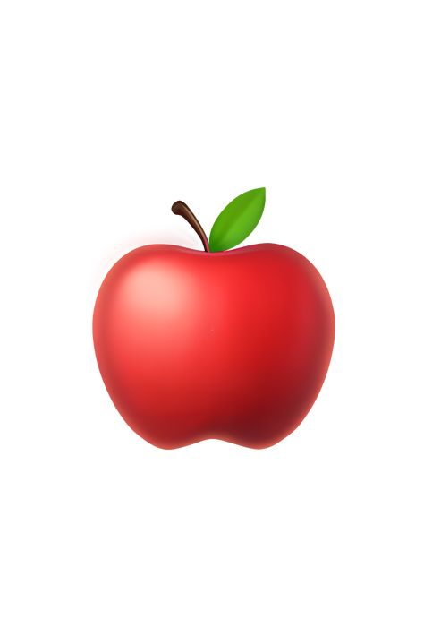 The emoji 🍎 depicts a round, red apple with a green stem and a single green leaf at the top. The apple has a shiny, smooth surface and a slightly curved shape, as if it is ripe and ready to be eaten. The overall appearance of the emoji is bright and cheerful, with a simple yet recognizable design that makes it easy to identify as an apple. Apple Heart Emoji, Apple Emojis Ios, Apple Emojis Ios Png, Apple Emoji Png, Ios Emoji Png Transparent, Aesthetic Iphone Backgrounds, Emoji Legal, Apple Emoji, Rentry Masks