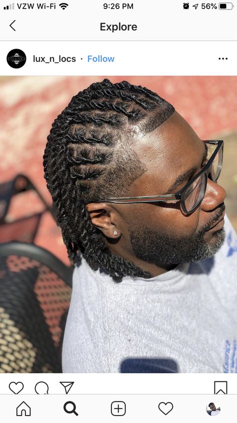 Loc Hairstyles For Men, Braided Locs, Mens Twists, Trendy Curls, Twist Hair Men, Locks Hairstyles, Twist Locs, Mens Dreadlock Styles, Braids For Men