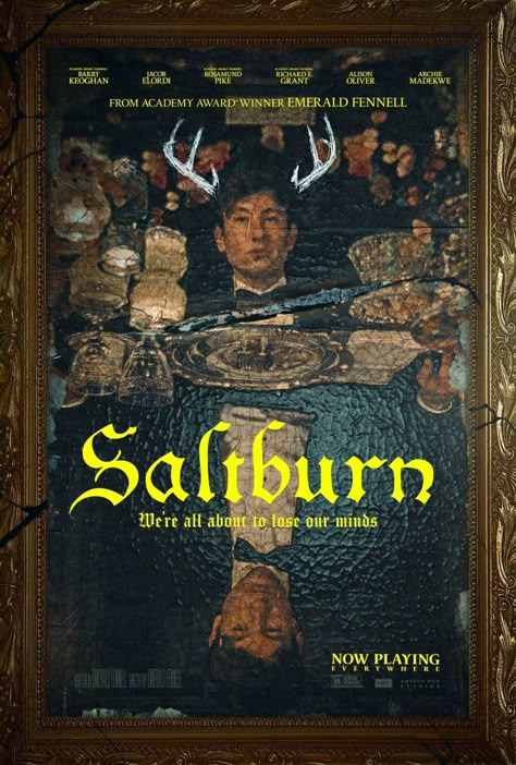 SALTBURN (2023) poster by Justice Gage Dark Academia Movie Poster, The Favourite Movie Poster, Saltburn Movie Poster, Saltburn Poster, Dark Academia Movies, Dark Academia Posters, Up Movie, 2023 Poster, Most Paused Movie Scenes