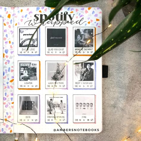 Spotify Wrapped Journal, Journal Spotify, Bullet Journal 2022, Pastel Terrazzo, Bullet Journal Yearly, So Random, Spotify Wrapped, Gavin Degraw, My Playlist