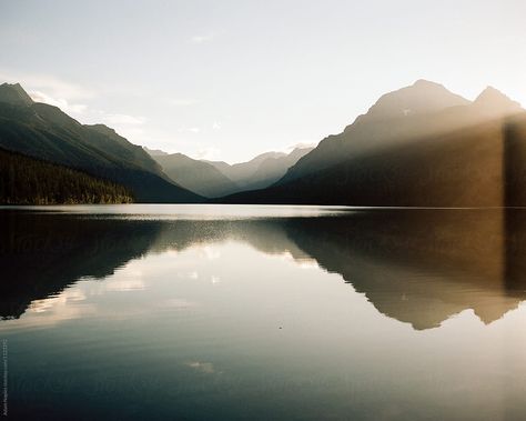 Calm sunrise at Bowman Lake in Glacier National Park, Montana Bowman Lake Montana, Lake Montana, Glacier National Park Montana, Glacier National, Glacier National Park, Us Images, Naples, Montana, National Park