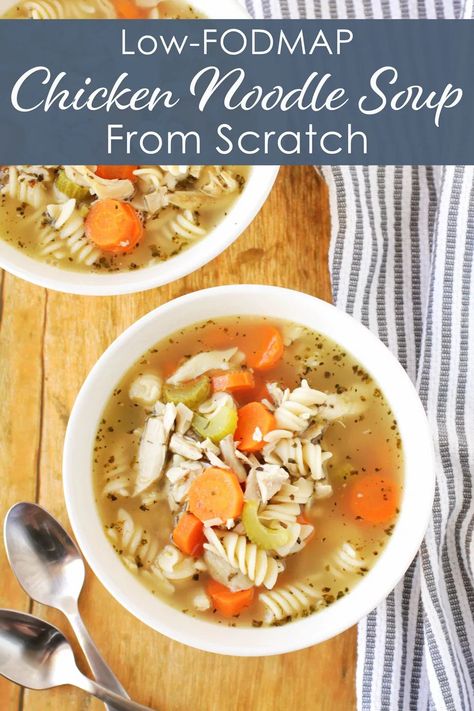 Fodmap Chicken Soup, Chicken Soup From Scratch, Fodmap Chicken Recipes, Low Fodmap Vegetables, Fodmap Chicken, Chicken Soup Base, Fodmap Recipes Dinner, Low Fodmap Chicken, Low Fodmap Recipes Dinner