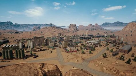 Miramar Map, Desert Map, Big Sheds, Solo Games, Big Building, Mobile Gaming, Battle Royale Game, Higher Ground, Small Buildings