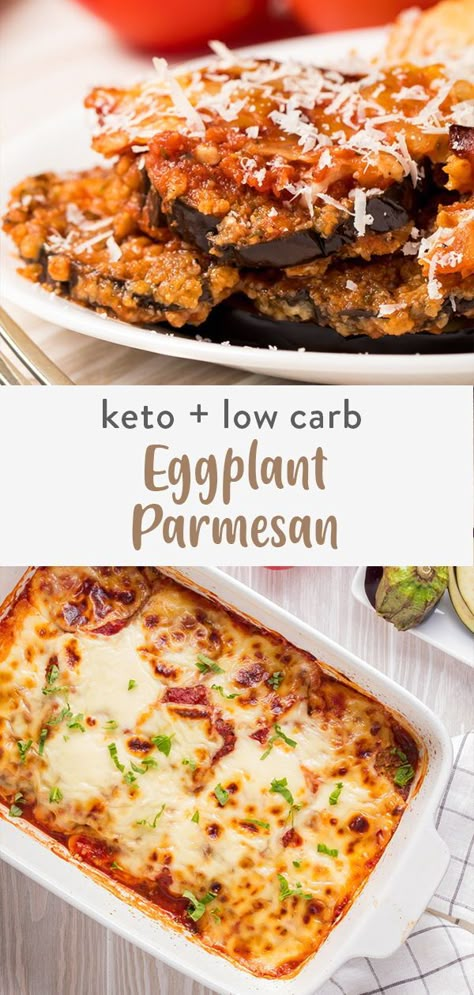 Keto Eggplant Parmesan, Keto Eggplant, Eggplant Parmesan Recipe, Eggplant Parmesan Baked, Eggplant Recipes Parmesan, Keto Diet Breakfast, Eggplant Parmesan, Low Carb Breakfast Recipes, Low Carb Vegetarian