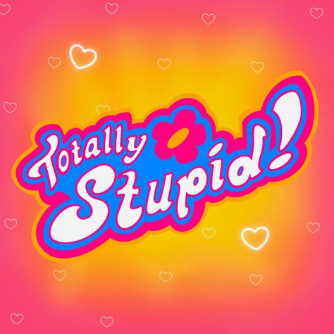 Yall making this sticker was a TRiP 😩😩😩 I can’t even be mad at the process bc it came out how I wanted it, but this sticker by FaR was my biggest headache 😂😂 This sticker is a funny play on Totally Spies, the nostalgic show abt 3 teenage fashion girlies who were undercover spies. I thought putting ‘totally stupid’ was so funny and different 😂 whether you think youre stupid or a situation is stupid, this sticker is meant for lightheartedness. Totally Stupid will be available on my shop tmr... Fashion Girlies, Totally Spies, Teenage Fashion, So Funny, Headache, Thinking Of You, Meant To Be, Things To Come, Funny