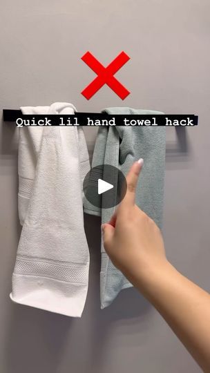 356 reactions · 72 shares | Make your hanging hand towels more decorative! #bathroom #home #homesweethome #bedroom #organization #declutter #fyp #explorepage #cleantok #cleaning #organized #organizedlife | Valley Cleaning Services | redtaghomeware · Original audio Towel Hanging Ideas Bedroom, Bath Towel Decorating Ideas, Hang Hand Towels In Bathroom, Hand Towel Placement Bathroom, Hanging Hand Towels In Bathroom, Small Bathroom Towel Hanging Ideas, How To Hang Bath Towels, How To Hang Bathroom Towels Decoratively, How To Hang Towels In Bathroom