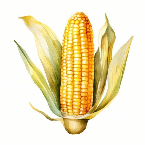 Corn, Cornstalk, Corn Cob, Vegetable, Veggies Watercolor Clipart Set With 10 JPG Images Instant Download, Commercial Use, Digital Prints - Etsy Ukraine Corn Illustration, Corn Clipart, Food Truck Branding, Corn Drawing, Corn Farm, Corn Painting, Truck Branding, Corn Cob, Matchbox Art