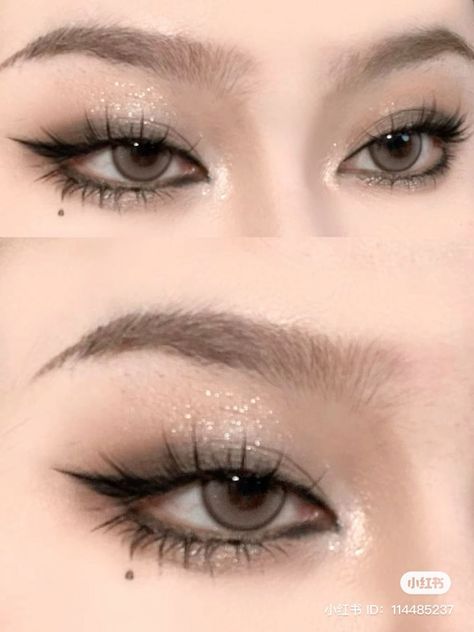 "Oh Christmas brow, oh Christmas brow, how lovely are your arches... Spring Makeup Looks, Stunning Eye Makeup, Eyebrow Trends, Eyes Eyeliner, Mekap Mata, Douyin Makeup, Christmas Makeup Look, Eye Makeup Looks, Cute Eye Makeup