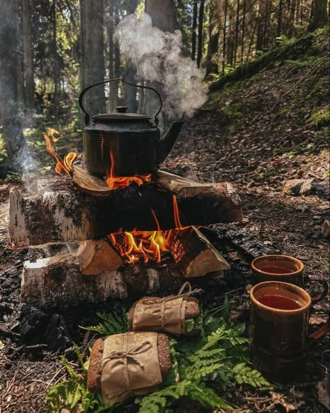 Camping Inspiration, Camping Vibes, Camping Aesthetic, Camping Photography, Fall Camping, Bushcraft Camping, Adventure Aesthetic, Open Fire, Camping Life