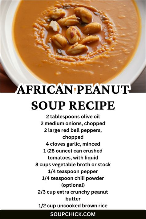 African Peanut Soup Recipe