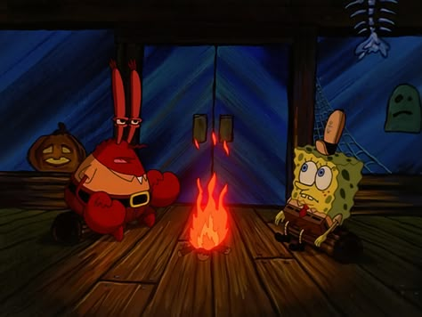 Spongebob Halloween, Spongebob Funny Pictures, Watch Spongebob, 1366x768 Wallpaper, Spongebob Pics, Halloween Episodes, Mr Krabs, Spongebob Funny, Spongebob Memes