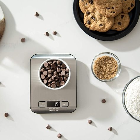 Sleek and modern scale is a muat have for every health and wellness lovers aesthetic home! Scale Aesthetic, Food Scales, Digital Food Scale, Nespresso Capsules, Digital Kitchen Scales, Meal Preparation, Food Scale, Amazon Favorites, Digital Scale