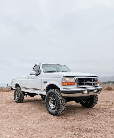 Ford Lifted Trucks, Ford F250 Diesel, 1995 Ford F150, Ford Obs, Bronco Truck, Obs Truck, Custom Pickup Trucks, Classic Ford Trucks, Chevrolet Pickup