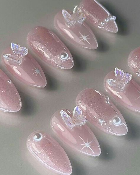 Short Coffin Nails Designs, Elegant Touch Nails, Fake Nails Designs, Hippie Nails, Cute Simple Nails, Cute Nail Art Designs, Nail Box, Blush Nails, Really Cute Nails