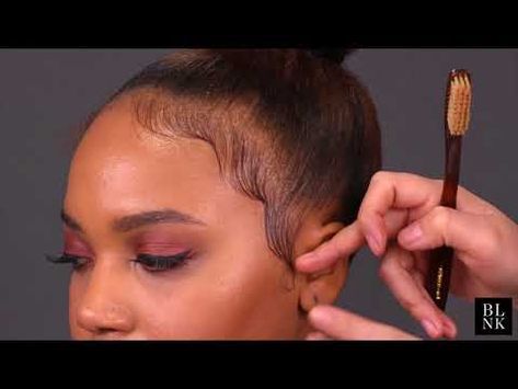 The trick to laying those edges like a pro? It's all in the toothbrush. How To Lay Edges, Laid Edges, Simple Prom Hair, Best Hair Oil, Edges Hair, Step By Step Hairstyles, Beautiful Curly Hair, Cut Her Hair, Hair Growth Faster