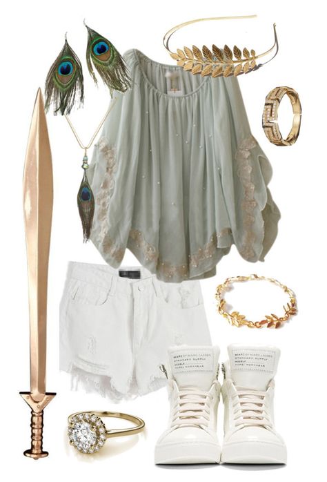 "Daughter of Hera, Cabin 2" by chillqueen ❤ liked on Polyvore featuring Chicnova Fashion, Marc by Marc Jacobs and Bloomingdale's Zeus Daughter, Hera Cabin, Cabin Clothes, Poseidon Aesthetic, Kane Chronicals, Cabin Outfit, Percy Jackson Cabins, Percy Jackson Outfits, Greek Dress