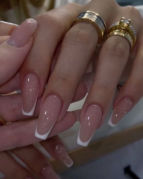 Simple Gel Nails, Classy Acrylic Nails, Pretty Gel Nails, Elegant Nails, Fire Nails, Classy Nails, Chic Nails, Fancy Nails, Best Acrylic Nails