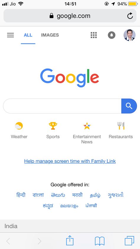 How do I set Google as Safari Homepage on my iPhone? - Ask Different Google Weather, Google Homepage, Arrow Show, Share Icon, My Iphone, Settings App, Funny Pranks, App Icon, Search Engine