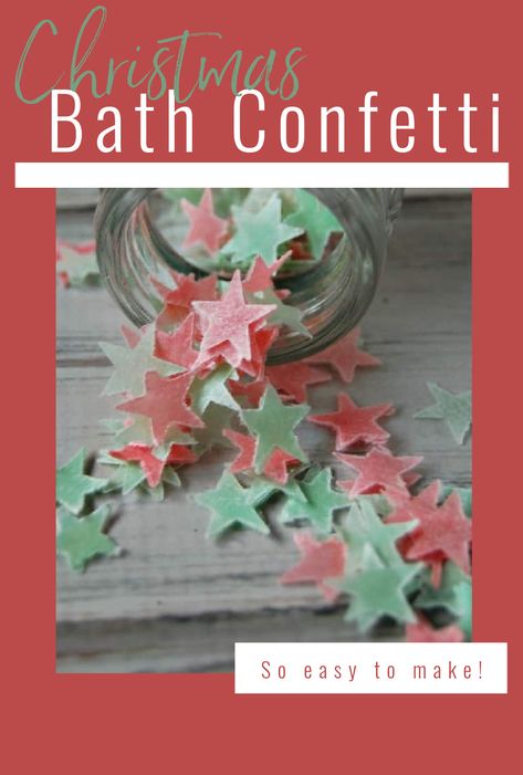 DIY Christmas Bath Confetti! Learn how to make bath confetti! This makes such a great (and easy) holiday gift! No artificial dyes, no fake fragrances! Bath Confetti, Simple Holiday Gifts, Natural Kids, Natural Teething Remedies, Eco Kids, Artificial Dyes, Natural Beauty Recipes, Homemade Lip Balm, Diy Skin Care Recipes