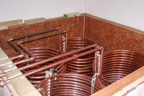 solar heat storage tank copper coil heat exchangers Solar Heat, Solar Heater, Solar Hot Water, Best Solar Panels, Solar Water Heater, Water Projects, Regal Design, Solar Projects, Solar Energy System