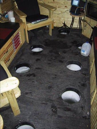 Shack Interior, Ice Fishing Diy, Ice Fishing Huts, Ice Fishing Shanty, Ice Hut, Fish Hut, Ice Fishing Tent, Fish Shack, Ice Shanty