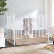 Metal Cribs, Iron Crib, Crib Safety, Metal Crib, Sophisticated Nursery, Extra Wide Dresser, Million Dollar Baby, Classic Nursery, Modern Crib