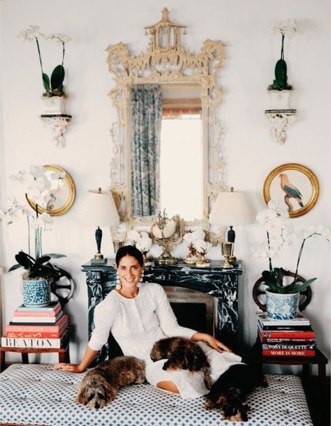 Style Icon: Rebecca de Ravenel - The Glam Pad Rebecca De Ravenel, Modern Muse, Chinoiserie Chic, New York Apartment, Elements Of Style, Vintage Modern, Design Interior, Chinoiserie, Home Interior