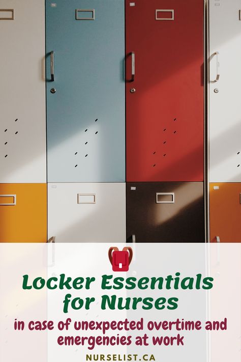 Nurse Locker Decorations, Work Locker Essentials, Nurse Locker Ideas, Work Locker Organization Nurse, Work Locker Ideas Nurse, Nurse Locker Essentials, Nurse Locker Organization, Nurse Essentials For Work, Work Locker Organization