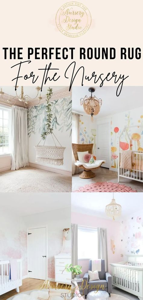 Join us as we delve into the world of nursery rugs and unravel the secret to impeccably placing a round rug in the nursery! Round Rug In Front Of Crib, Nursery Round Rug, Nursery Rug Placement, Rug In Nursery, Round Nursery Rug, Shared Nursery, Rug Placement, Small Nurseries, Rug Studio