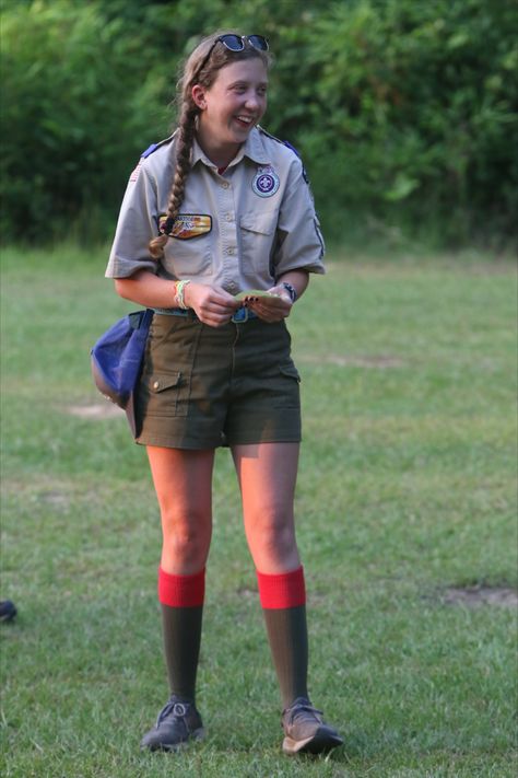 90s Camp Counselor Outfit, Summer Camp Uniform, Camp Counselor Costume, Girl Scout Aesthetic, Summer Camp Horror, Girl Scout Outfit, Camp Uniform, Camp Counselor Outfit, Summer Camp Staff