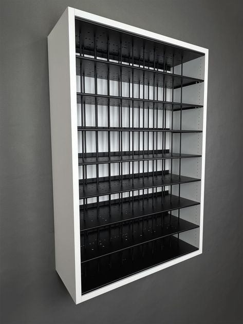 Hair Color Organizer Rack for Salons | Dyerector Salon Suite Towel Storage, Hair Dye Organization, Booth Rent Salon Storage, Salon Storage Ideas Small Spaces, Hair Color Organization Ideas, Hair Salon Storage Ideas, Color Bar Salon Ideas Small Spaces, Hair Color Storage Ideas, Color Bar Salon Ideas