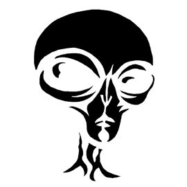 Pumpkin Carving | Free Stencil Gallery Alien Stencil Art, Celebrity Stencil, Alien Stencil, Pumpkin Carving Printables, Halloween Pumpkin Templates, Random Reference, Pumpkin Stencils Free, Scary Alien, Stencil Graffiti