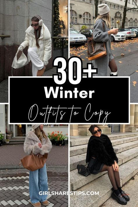 30+ Simple Casual Winter Outfit Ideas to Elevate Your Style (& Winter Fashion Trends) Winter Day Casual Outfit, Winter Fashion Genz, Winter Pieces Outfit, Winter Outfits Daytime, Casual Winter Night Outfit, Simple Casual Winter Outfits, Stylish Winter Outfits For Short Women, Fall Winter 2024 Fashion Trends Street Style, Swedish Outfit Winter