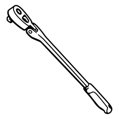 Long-reach ratchet handle design PNG Design T-shirt Design Illustration, List Of Tools, Handle Design, Create T Shirt, Design Ad, Design Png, Png Design, Svg Design, Png Image