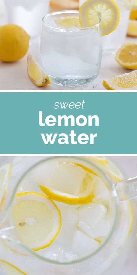 A family favorite - we have been making this Sweet Lemon Water for years. Perfect for parties or family dinners, everyone always asks for this recipe. Water For Party, Easy Macaroons, Easy Macaroons Recipe, Lemon Water Recipe, Macaroons Recipe, Fresh Drinks, Macaroon Recipes, Easy Drink Recipes, Sweet Lemon