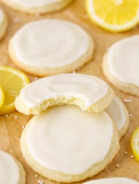 Easy Lemon Desserts, Easy Lemon Cookies, Lemon Cello, Raspberry Layer Cake, Lemon Cookies Easy, Super Moist Chocolate Cake, Dark Chocolate Frosting, Lemon Cookies Recipes, Chocolate Raspberry Cake