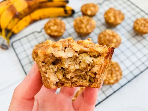 Cottage Cheese Banana Muffins Healthy, Cottage Cheese Oat Muffins, Banana Cottage Cheese Muffins, Cottage Cheese Oatmeal Muffins, Cottage Cheese Protein Muffins, Cottage Cheese Banana Muffins, Cottage Cheese Muffins Healthy, Cottage Cheese Banana, Bananas Recipes