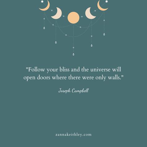 "Follow your bliss and the universe will open doors where there were only walls." In this article, discover 25 more inspirational quotes for believing in, trusting, and following your dreams. Trusting The Universe Quotes, Quotes About Trusting The Universe, Trust The Universe Quotes, Your Dreams Quotes, Follow Your Dreams Quotes, Following Your Dreams, Follow Your Bliss, Dreams Quotes, Magic Quotes