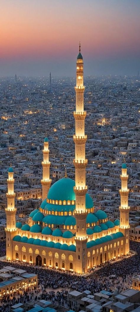 Islamic Mosque Art, Beautiful Mosques Wallpaper, Islamic Images Beautiful, Islamic Photos Beautiful, Islamic Photos Muslim, Islamic Wisdom Quotes, Masjid Wallpaper, Arabic Calendar, Mosque Images